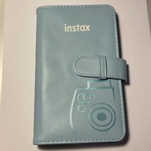 Fujifilm Instax Blue Photo Album NEW 72 Pocket Flip Closure Graphic Vaca Resort